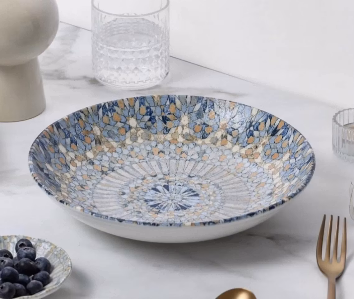 MOSAIC Bloom Coupe tallrik D25cm