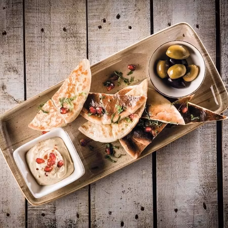 TERRAIN Rekt tallrik 34x16cm