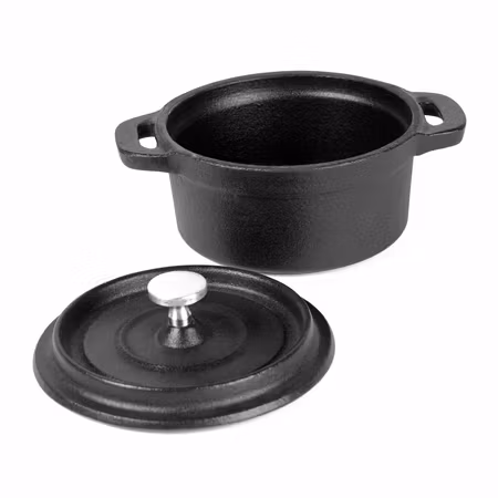 Gjutjärn Kokott Ø 10 cm, med lock