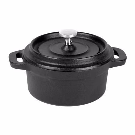 Gjutjärn Kokott Ø 10 cm, med lock