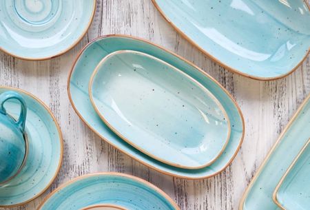 AQUA Oval Assiett 15x8,5cm