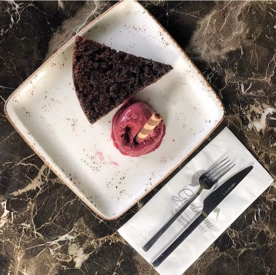 GRAIN Rekt Assiett 15x14cm