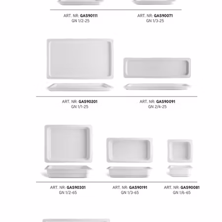GN 1/2-65mm Fat 325x265mm, Vit