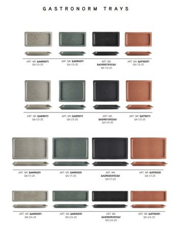 Terracotta -LIFESTYLE Fat GN 1/2-25mm