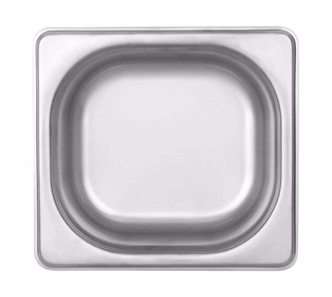 Exxent GN kantin 1/6-200 Rostfri