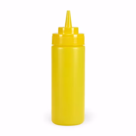 Dressingflaska 0,34 L gul