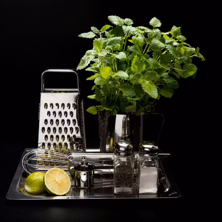 Rivjärn, koniskt med 4 olika rivytor