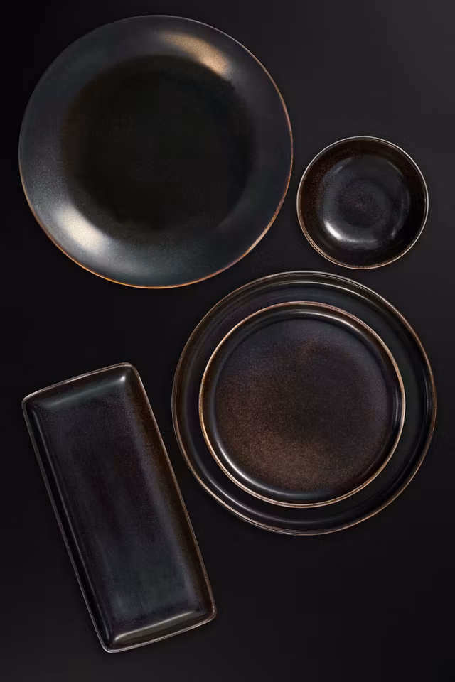 Tallrik flat Ø 21 cm Rhea, med kant