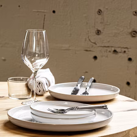 Tallrik flat Ø22cm Denver Vit