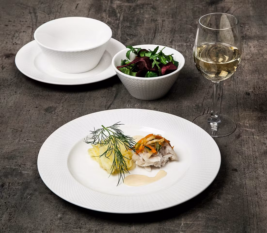 Tallrik flat Ø 22,5 cm Victoria