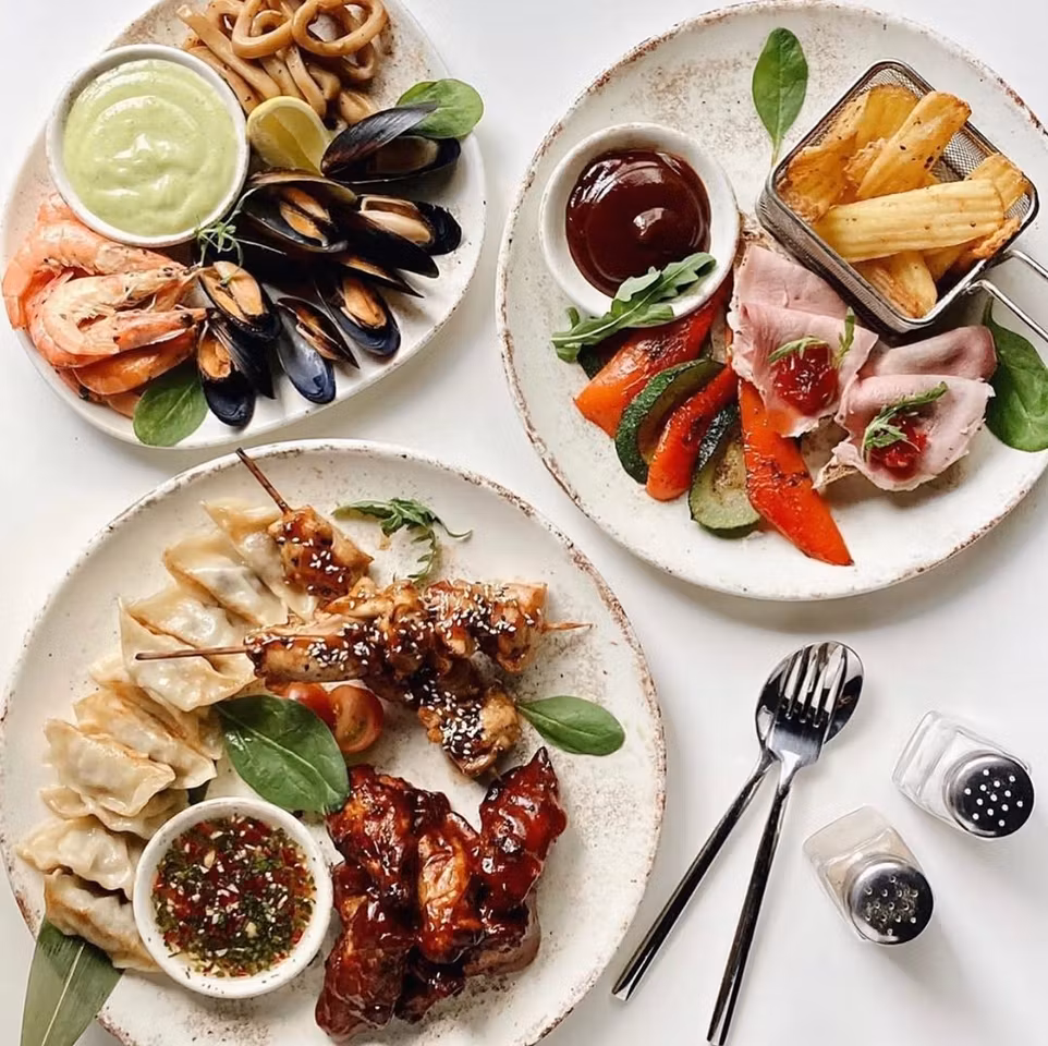 NACROUS Tallrik Gourmet flat D25cm