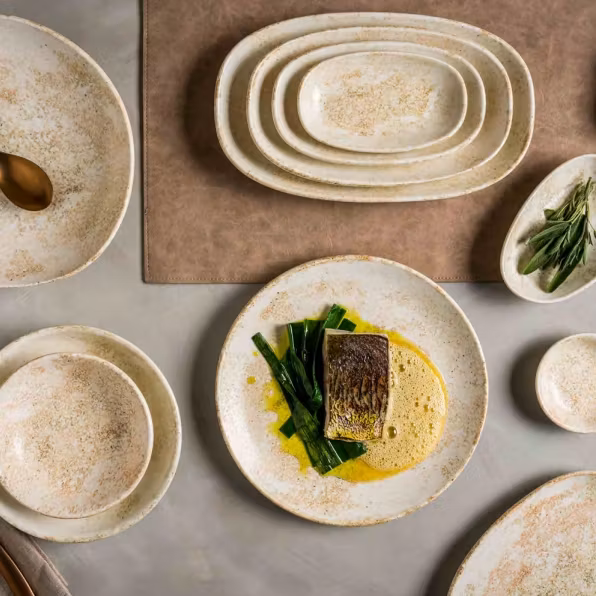 NACROUS Assiett Gourmet flat D17cm