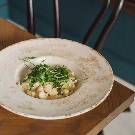 NACROUS Tallrik djup med brett bräm, D28cm