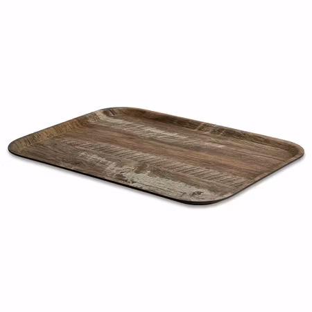 Bricka 43x33 cm mörk