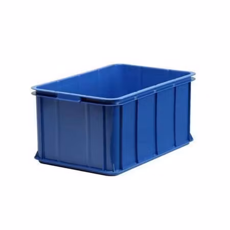 Förvaringsback 55Liter Blå, Stapelbar 600x400x285 mm