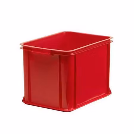 Förvaringsback 28Liter Röd, Stapelbar 400x300x285 mm