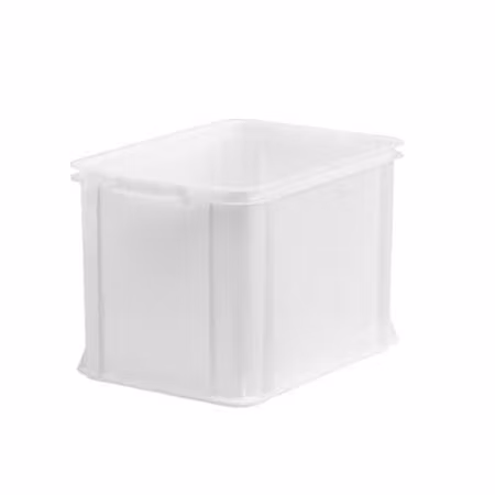 Förvaringsback 28Liter Vit, Stapelbar 400x300x285 mm