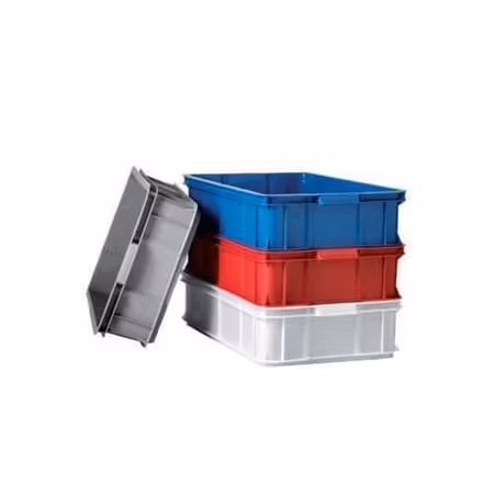 Förvaringsback 26Liter Vit, Stapelbar 600x400x147 mm