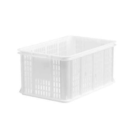 Förvaringsback 55Liter Vit, Stapelbar 600x400x285 mm Perf.