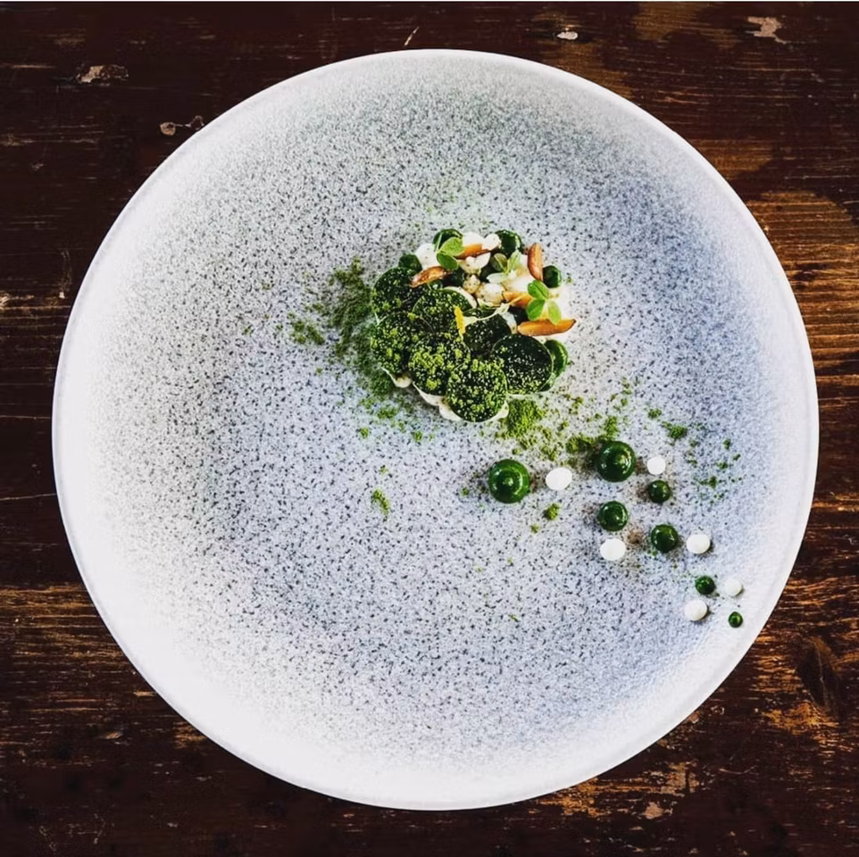 LUCA Ocean Blue Tallrik Gourmet flat D21cm