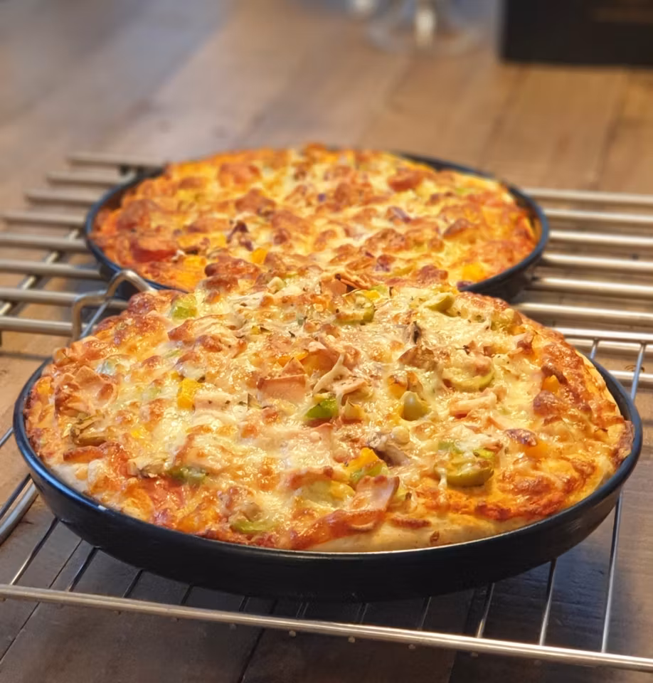 Agnelli Pizzafat blåstål D30cm