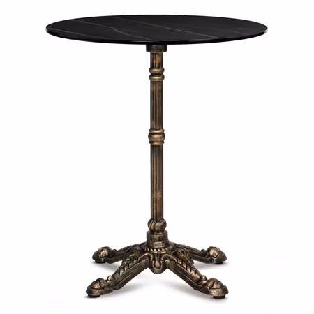 Bordsskiva Sten Ø 60 cm, Svart