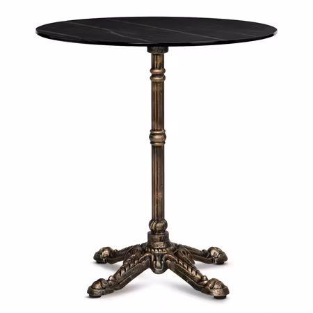 Bordsskiva Sten Ø 70 cm, Svart