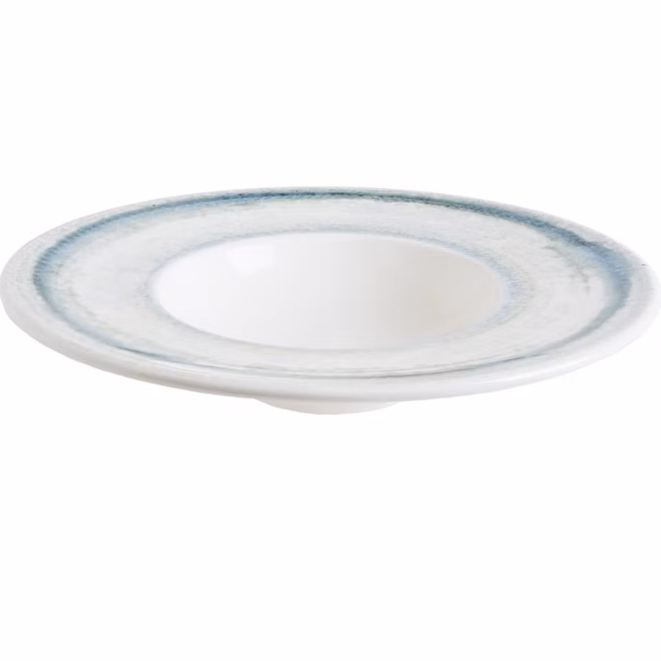 Rivus Line Djup Tallrik  Med Brett Bräm 28 cm