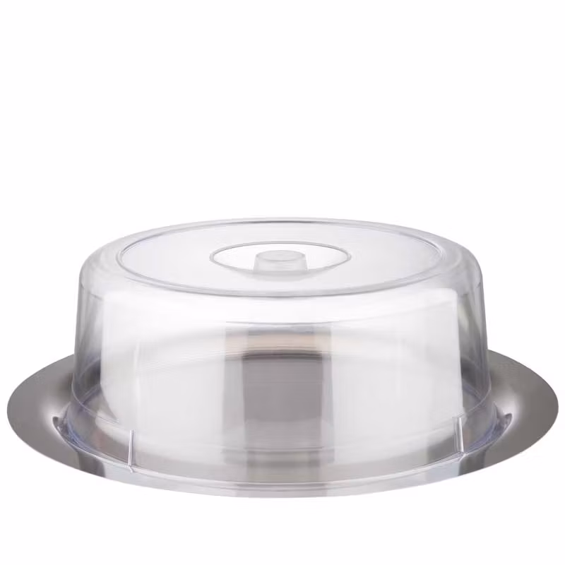 Tårtfat Q:380 med plastkåpa H:120 mm