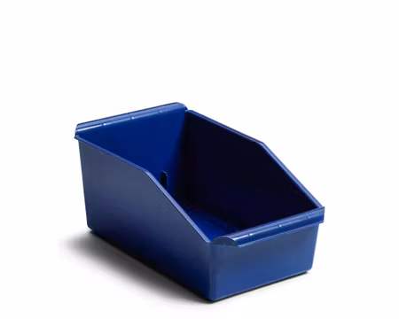 Besticklåda 300x167x130mm, Blå PP Plast