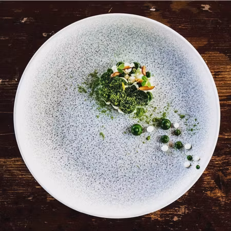 LUCA Ocean Blue Tallrik Gourmet flat D25cm