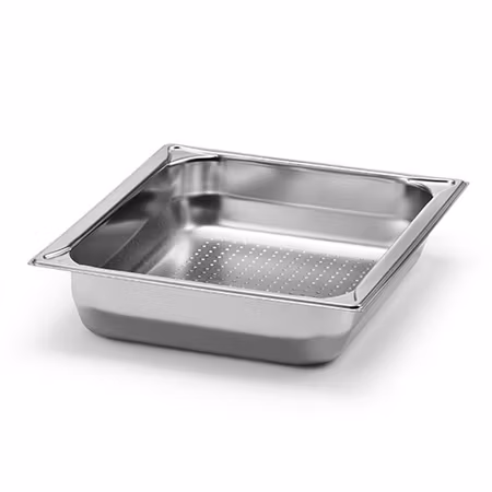 Patina Kantin utan handtag GN 1/2-65, perforerad