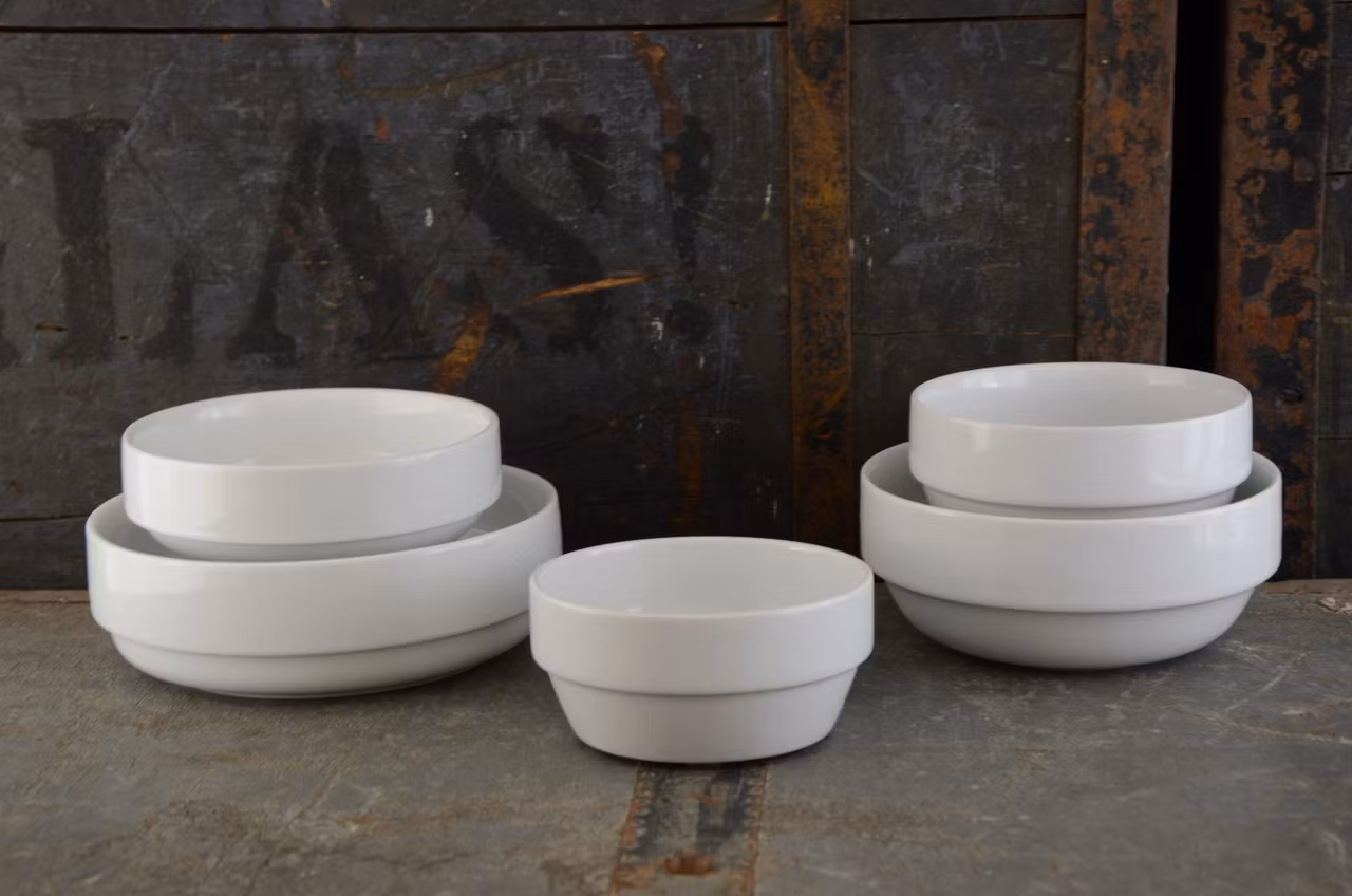 Skål 12cm, 40cl, Stapelbar, Strömgården