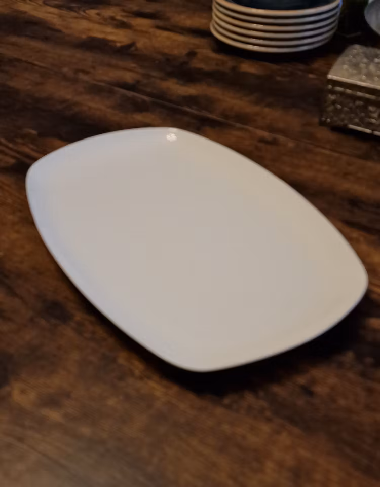 Rektangulär tallrik 31x20 cm, Strömgården