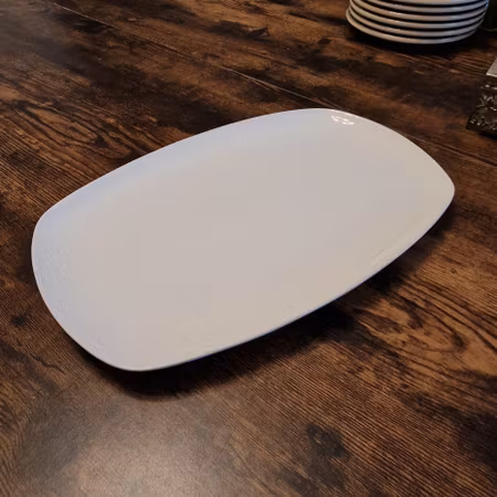 Rektangulär tallrik 31x20 cm, Strömgården