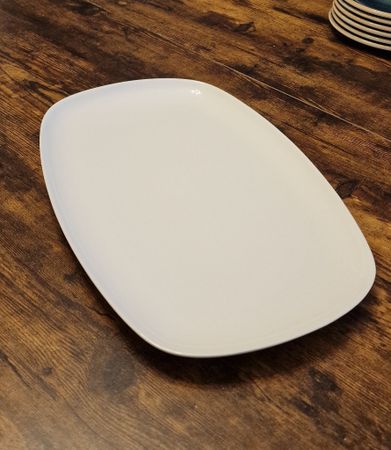 Rektangulär tallrik 35x23x2,5 cm, Strömgården
