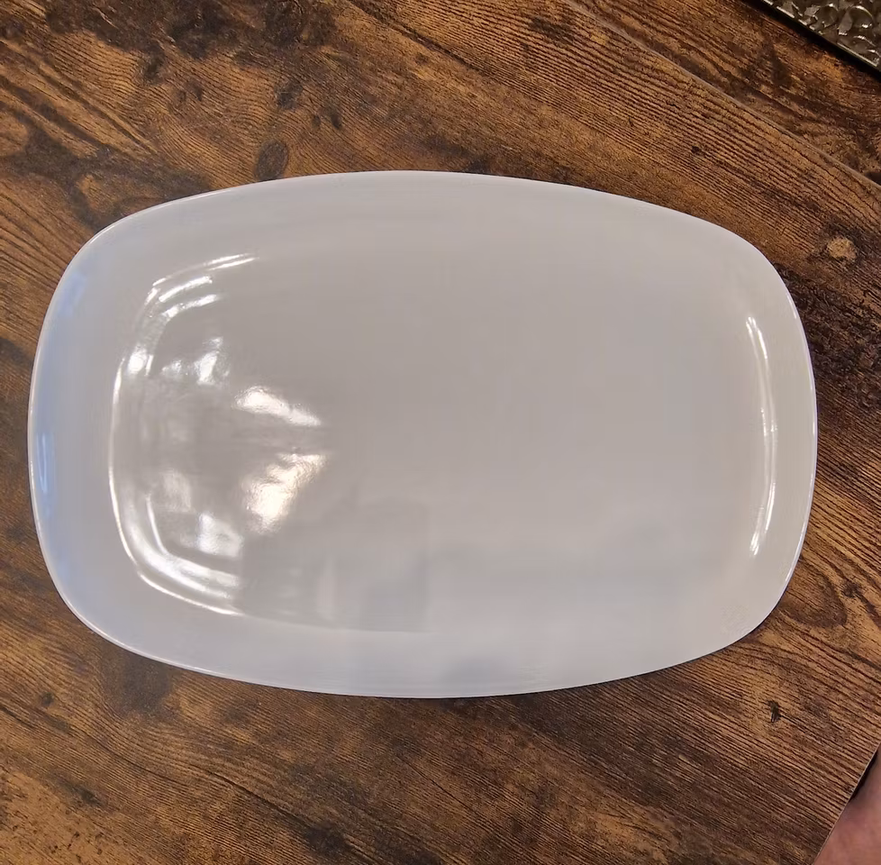 Rektangulär tallrik 35x23x2,5 cm, Strömgården