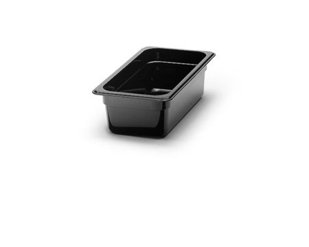 Kantin Gn 1/3-100 Polycarb, Svart