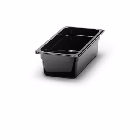 Kantin Gn 1/3-100 Polycarb, Svart