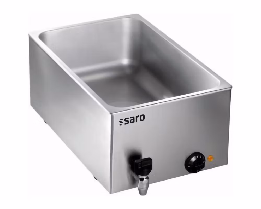 Vattenbad Med Tappkran, 1xGN1/1-Max Djup:150 mm, SARO