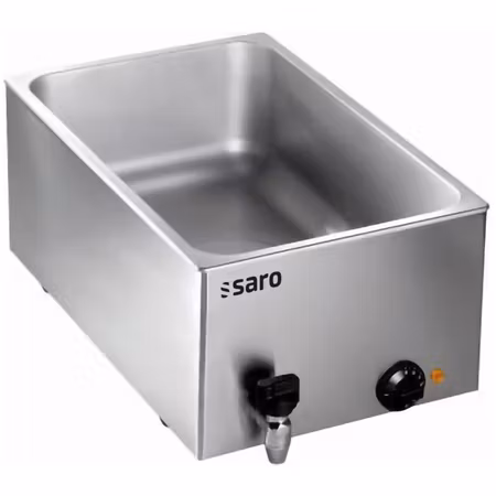 Vattenbad Med Tappkran, 1xGN1/1-Max Djup:150 mm, SARO