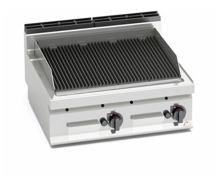 Gasgrill Lavastens 2 zoner, 800x714x290 mm 14kW, BERTOS