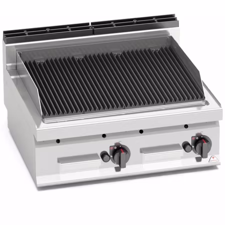 Gasgrill Lavastens 2 zoner, 800x714x290 mm 14kW, BERTOS