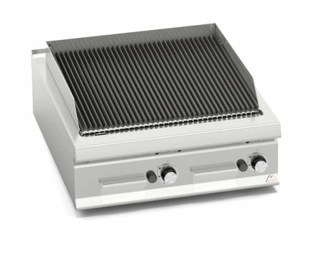 Gasgrill Lavastens 2 zoner, 800x900x300 mm 18kW, BERTOS