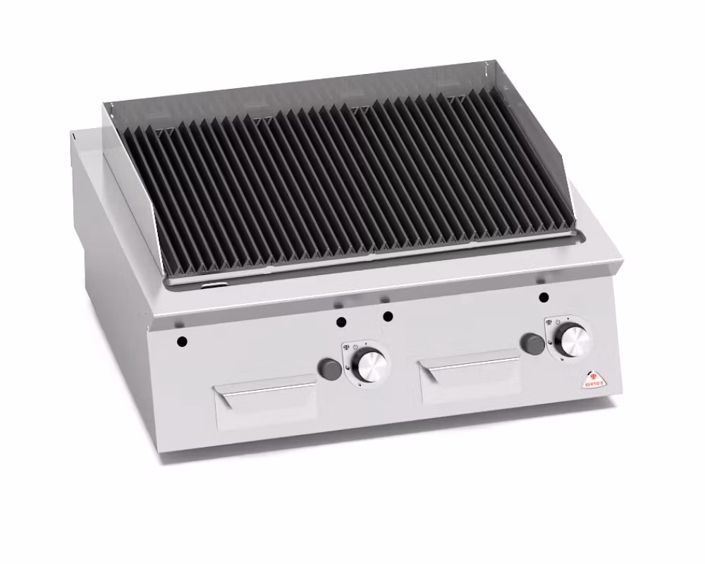 Gasgrill Lavastens 2 zoner, 800x730x280 mm 14kW, BERTOS