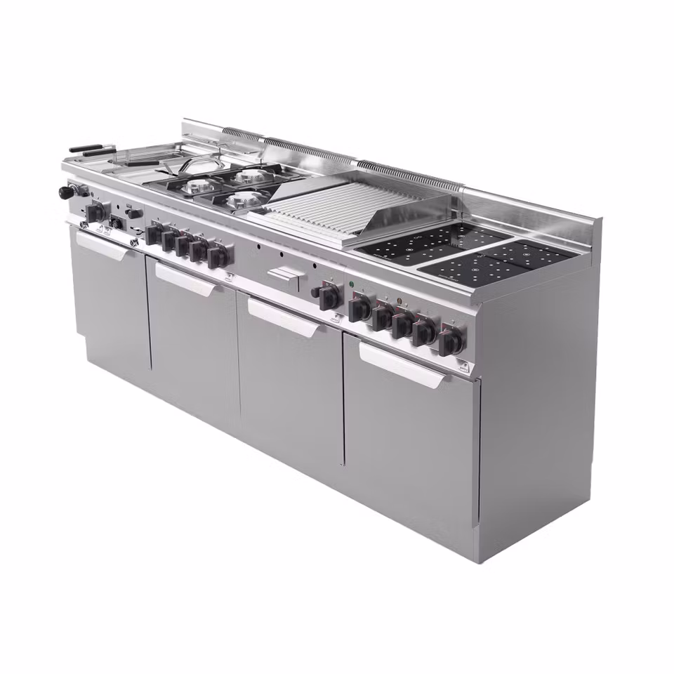 Gasgrill Lavastens 1 zon, 600x600x290 mm 8kW, BERTOS