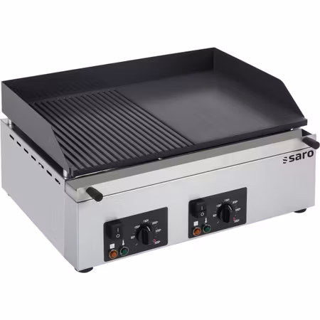 Stekbord 1/2Räfflad, 4,5 kW, 600x460 mm , SARO