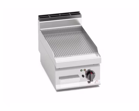 Stekbord Räfflad, 4,8kW 400x714 mm, BERTOS