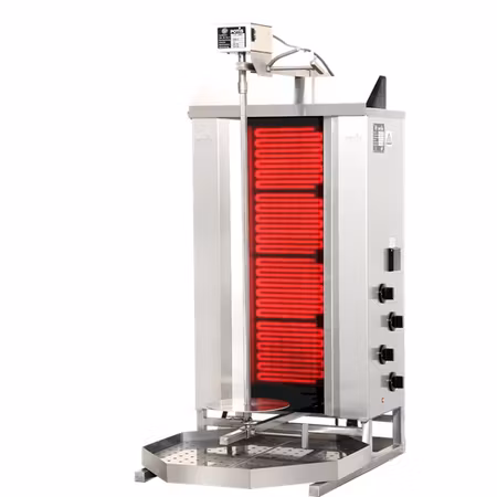 Kebabgrill CE4, 50kg kött effekt:7,6kW, POTIS