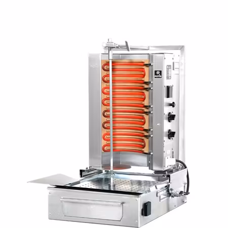 Kebabgrill F E2-N, 30kg kött effekt:5,2kW, POTIS